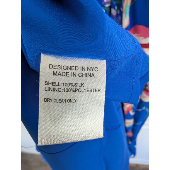 Yumi Kim Maxi Dress Sweet Escape Dream Silk Floral Boho Halter Boho Blue Size S - Picture 12 of 15